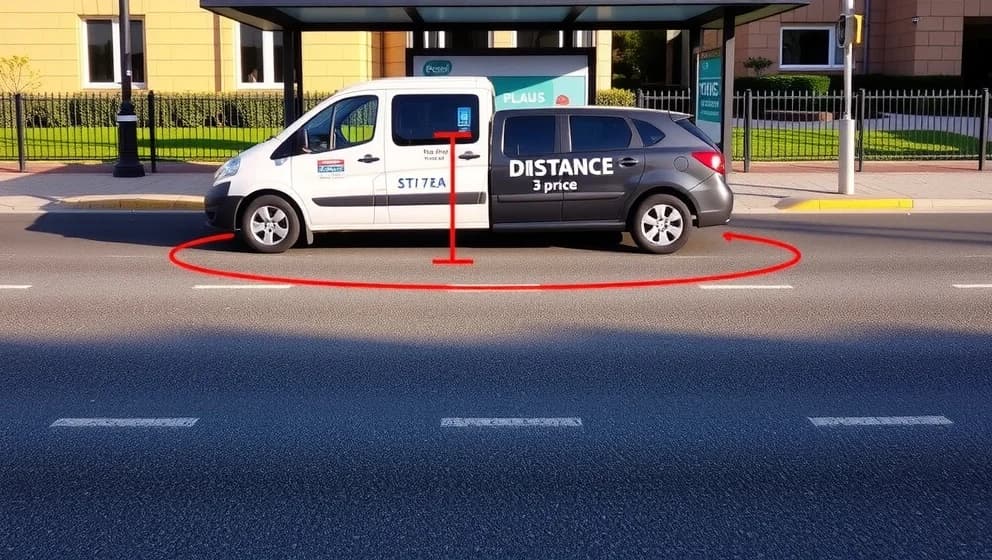 Hur nära får du parkera ett hållplatsmärke